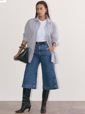 EVERLANE The Denim Culotte